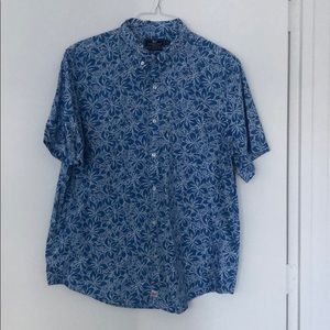 Vineyard Vines SS Tropical Flower Button Down